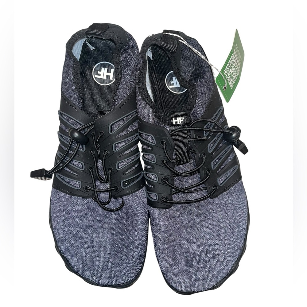 HF Barefoot Minimalist Shoes EU 42 Black Gray NWT Toe Flex Sole